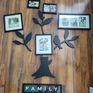 Family tree photo collage